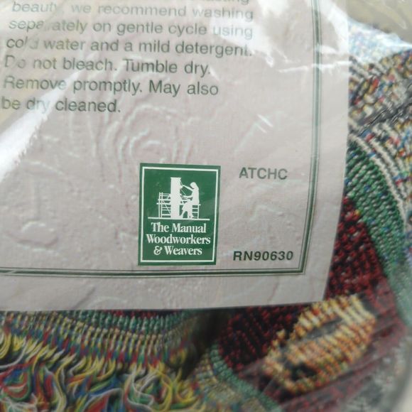 Christmas Curiosity Playful Cats and Kittens Vintage Tapestry Afghan Throw - Picture 5 of 7